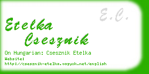 etelka csesznik business card